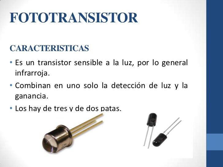 Exposicion fototransistor