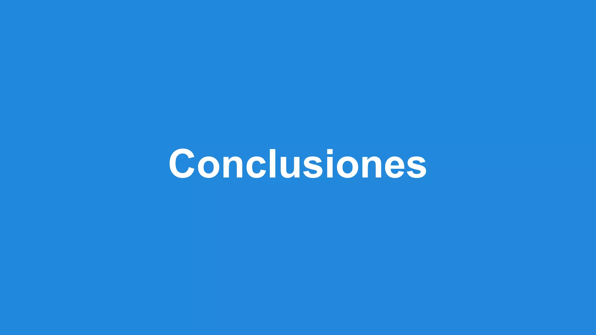 Conclusiones 
 
