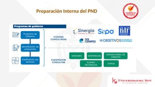Preparación Interna del PND
 