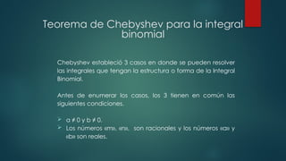 exposicion grupo 8 tema acerca de integracion binomial | PPTX