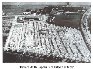 Iluminación Palacio Real Barriada de Heliopolis  y el Estadio al fondo 