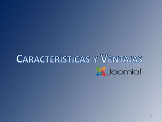 8Joomla! surge como resultado de una bifurcación o mejora de Mambo. 