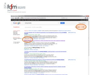 Programa de Formación de Usuarios
 