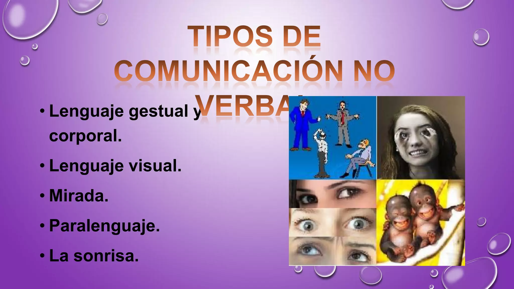 Exposicion la comunicación no verbal | PPT