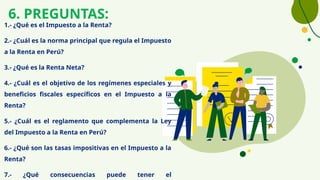 EXPOSICION LA LEY Y EL REGLAMENTO DEL IMPUESTO A LA RENTA DIAPOSITIVAS ...