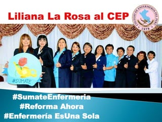 #SumateEnfermeria
#Reforma Ahora
#Enfermería EsUna Sola
 