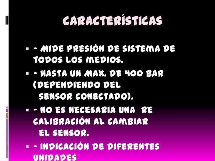 Exposicion medidores de presion modificada