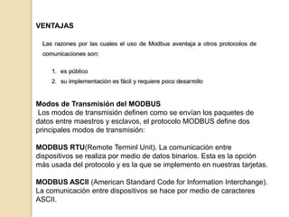 Exposicion modbus rtu | PPTX
