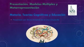• Presentado por: Bruno Armando de la Cruz Chuzeville
Presentación: Modelos Múltiples y
Metarrepresentación
Materia: Teorías Cognitivas y Educación
 
