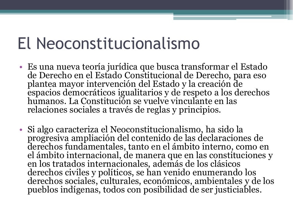 Neoconstitucionalismo O Que é - BRAINCP