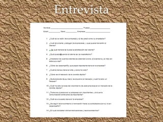 Entrevista
 
