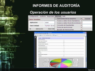 INFORMES DE AUDITORÍA
Operación de los usuarios
 