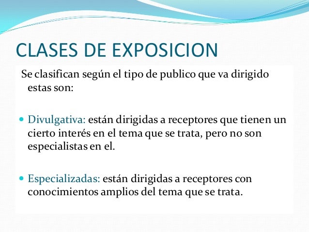 Exposicion oral castellano. diapositivas.