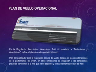 Define Rav PLAN DE VUELO OPERACIONAL OFP | PPTX