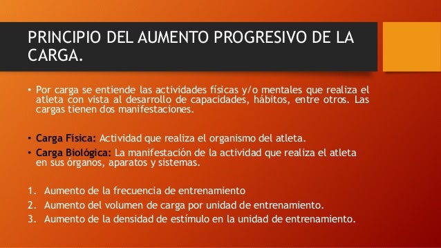 Exposicion principio científico del entrenamiento deportivo