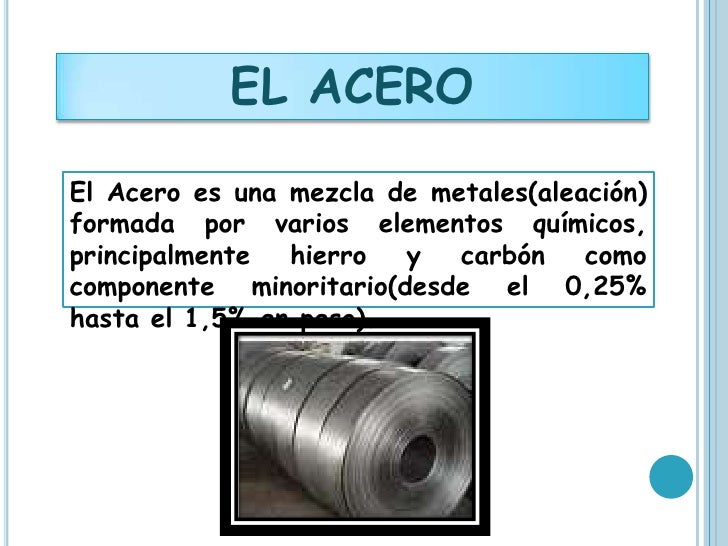 Exposicion proceso industrial acero