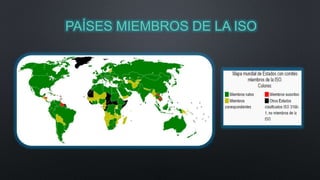 PAÍSES MIEMBROS DE LA ISO 
 