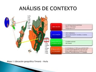 Mapa 1.  Ubicación geográfica Timaná - Huila 