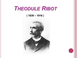 THEODULE RIBOT
( 1839 – 1916 )
 