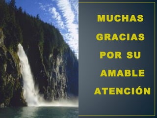 MUCHAS

GRACIAS

POR SU

AMABLE

ATENCIÓN
 