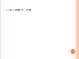 definicion de rss