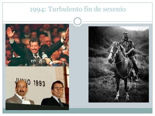 1994: Turbulento fin de sexenio
 