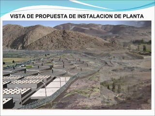 VISTA DE PROPUESTA DE INSTALACION DE PLANTA 