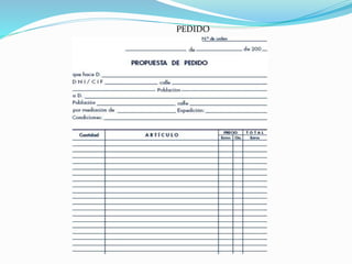 PEDIDO
 