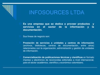 Identificación oportunidades productos y servicios | PPT