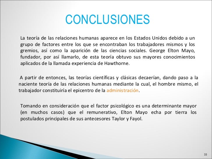Exposicion Teoria Adminsitrativa de las Relaciones Humanas