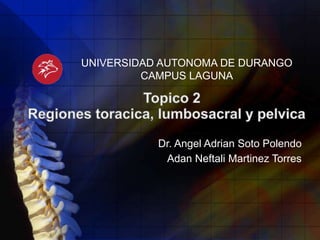 Dr. Angel Adrian Soto Polendo
Adan Neftali Martinez Torres
UNIVERSIDAD AUTONOMA DE DURANGO
CAMPUS LAGUNA
 