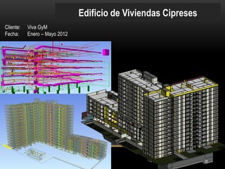 Edificio de Viviendas Cipreses 
Cliente: Viva GyM 
Fecha: Enero – Mayo 2012 
29  