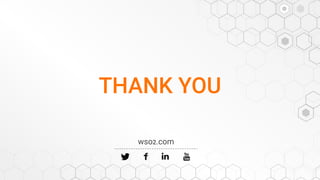 THANK YOU
wso2.com
 