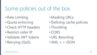 Exposing services with Azure API Management | PPTX