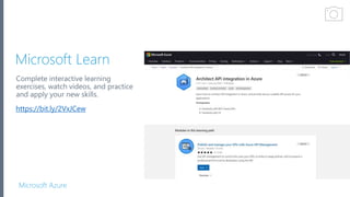 Exposing services with Azure API Management | PPTX
