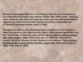 • A new way of "doing" church is emerging. In this radical
paradigm shift, exposition is being replaced with entertainment,
preaching with performances, doctrine with drama, and theology
with theatrics.
• In seeking to capture the upper hand in church growth, a new
wave of pastors is reinventing church and repackaging the gospel
into a product to be sold to "consumers." Whatever reportedly
works in one church is being franchised out to various "markets"
abroad. As when gold was discovered in the foothills of
California, so ministers are beating a path to the doorsteps of
exploding churches and super-hyped conferences where the latest
"strike" has been reported. Unfortunately the newly panned gold
often turns out to be "fool's gold." Not all that glitters is actually
gold.
 