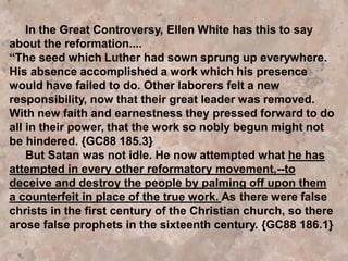 Welcome to the new age of “mystical spirituality” and its many ways of “encountering
God.” These are being woven into our churches, youth organizations, health ministries
and educational institutions. Could these new ways of being “spiritual” be actually old-
fashioned spiritualism disguised in new clothes?
Are we honestly-mistaken about today‟s “God-encounters” and other attempts to reach
higher levels of spirituality?
Could these be “the Omega” of deadly heresies? Is it possible that these are Trojan
horses being wheeled into our churches and we aren‟t realizing it?
 