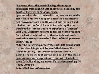 Again, she plainly states... “There is to be no compromise with those who
make void the law of God. It is not safe to rely upon them as counselors. Our
testimony is not to be less decided now than formerly; our real position is not
to be cloaked in order to please the world's great men. They may desire us to
unite with them and accept their plans, and may make propositions in regard
to our course of action which may give the enemy an advantage over us……
you are not to look to the world in order to learn what you shall write and
publish or what you shall speak. Let all your words and works testify, "We
have not followed cunningly devised fables" (2 Peter 1:16). "We have also a
more sure word of prophecy; whereunto ye do well that ye take heed, as unto
a light that shineth in a dark place" (2 Peter 1:19); italics supplied. {2SM
371.1}
“. . . mysticism, New Age ideology, and a return
to Rome, are the building blocks of the emerging
church.”
http://www.lighthousetrailsresearch.com/newsletter021307.htm
 