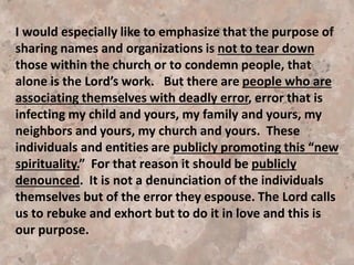 Reprove. Gr. elegchō, “to refute,” “to convict,” “to expose.”
Compare the use of the word in Luke 3:19; John 3:20; 8:9; 16:8. By
word and life Christians should be a continuous rebuke to the world
of evil. It is not sufficient to “have no fellowship” with the works of
evil; they must be reproved. The Christian cannot be neutral, a
passive observer in the face of wickedness; he must be aggressive
in exposure and denunciation of sin. Sympathy with afflicted men
must not degenerate into an easygoing indifference or sentimental
tolerance, otherwise it will be hard to show that we have “no
fellowship” with the works of darkness.
Gr. Greek
Nichol, Francis D.: The Seventh-day Adventist Bible Commentary,
Volume 6. Review and Herald Publishing Association, 1978; 2002, S.
1033
Ephesians 5:11 And have no fellowship with the unfruitful works of
darkness, but rather reprove them.
 