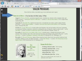 We define spiritual direction as help
given by one Christian to another which
enables that person to pay attention to
God’s personal communication with him
or her, to respond to this personally
communicating God, to grow in intimacy
with this God, and to live out the
consequences of the relationship.
Barry & Connolly (Jesuit Priests)
 