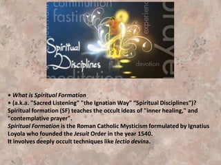 One of the ironies of CP is that it essentially is not prayer.
 