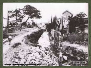 Obras de Canalização do Rio Comprido, 1919.
 