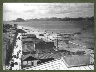 O mar chegava à Rua Santa Luzia (a igreja à esquerda)
 