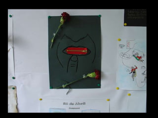 Exposição trabalhos alunos_25 de abril