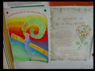 Exposição trabalhos alunos_25 de abril