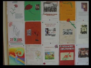 Exposição trabalhos alunos_25 de abril