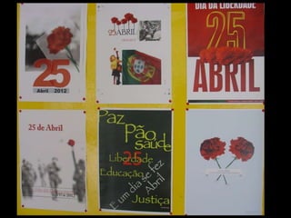 Exposição trabalhos alunos_25 de abril