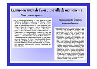 La miseen avantde Paris:La miseen avantde Paris: une villede monumentsune villede monuments
Places,colonnes,squares...
Maisaussiponts,fontaines,
aqueducsetcanaux
 