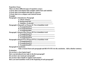 Two Reason Essay Example Expository-Essay-Powerpoint.pptfawdfsfff | PPT