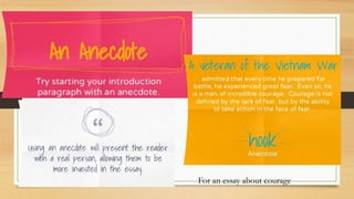 For an essay about courage
 